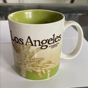 Starbucks Los Angeles Mug - Green and Tan